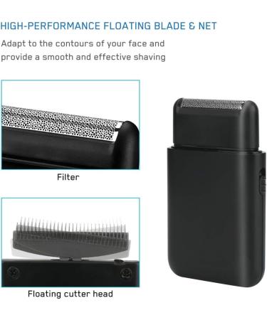 E-More Electric Shaver - Rechargeable Cordless Foil Razor with Trimmer for Men - Wet/Dry Shaving & Grooming - Buy Online on GoSupps.com