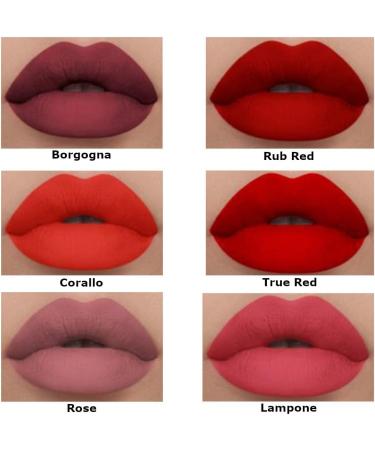  Vitamol Liquid Lipstick Matt - Ruby Red - 6 ml. - Buy Online on GoSupps.com