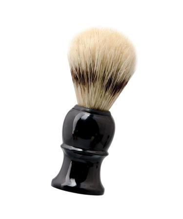 Fenteer men shaving brush shaving cream brush black pp handle hairdressing hairdressing Naked dust length 3.7 inch accessories gently peoples the skin durable tools