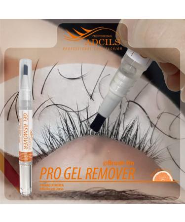 Eyelash Extension PRO Gel Remover - Citrus Scented Quick Dissolve 5g/0.17oz | Essential for Lash Extensions | Made in Korea - Buy Online on GoSupps.com