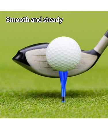 ENHUA Golf Plastic Tees 120 Pack - Unbreakable 3-1/4 Inch Long Blue Tees - Low Friction Bulk Tees - Mixcolor - Buy Online on GoSupps.com
