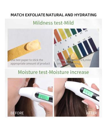 Face Exfoliating Matcha Peeling Gel - Nourishing Moisturizing Facial Scrub 60ml | Best Skincare for Smooth Skin - Buy Online on GoSupps.com