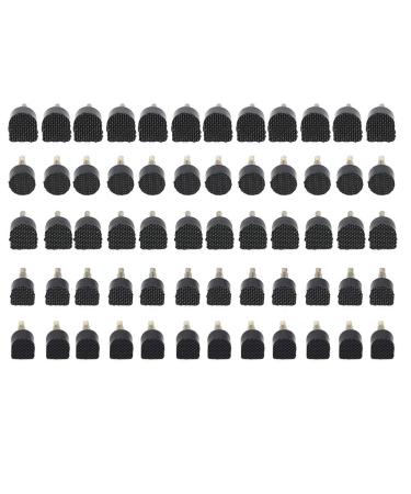 High Heel Replacement Tips  60Pcs / 30 Pairs 5 Different Sizes High Heel Replacement Tips TPU Material Shoe Repair Heels  Lower Noise  More Comfortable  Black