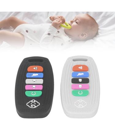 2pcs Soothing Teething Toy Baby Hanging Remote Control Shape Soother Toy Soft Teether Boys Girls Baby Molar Teether Chew Toys