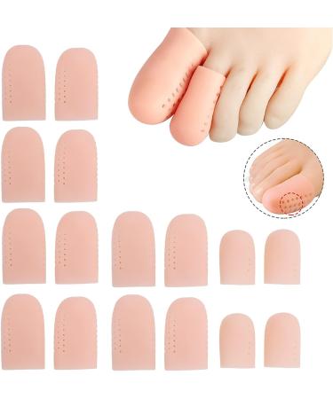 8 Pairs Gel Toe Caps for Big Toe - Toe Protectors for Blister, Corn, Callus, Ingrown Toenails - Buy Online on GoSupps.com