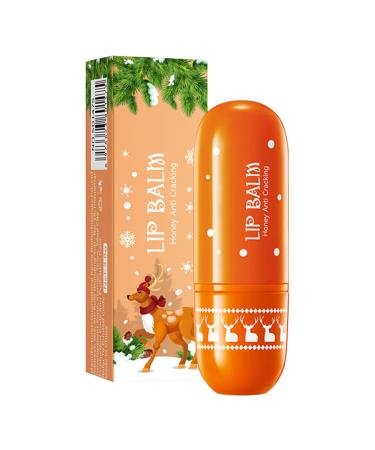 dPois Cozy Christmas Lip Balm Gift Set Fruity Honey Flavor Essential Winter Lip Care Honey One Size One Size Honey
