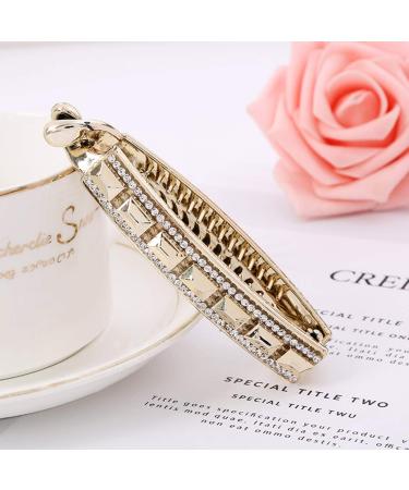 Buy Luxurious Rhinestone Hair Clips for Women | Glitter Banana Clips & Teeth Holders | International Shipping Available - Buy Online on GoSupps.com