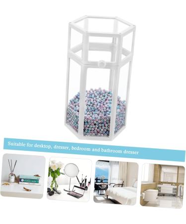 Mikinona Box Makeup Brush Storage Bucket Makeup Eyeliner Make up Organizers and Storage Eyeliner Organizer 21.5x12cm White - Buy Online on GoSupps.com