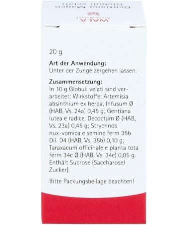 Buy GENTIANA STOMACH 20g Globuli - Natural Digestive Support | International Shipping Available - Buy Online on GoSupps.com