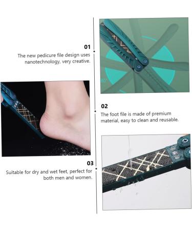 HAPINARY 1pc Foot File Foot Portable Pedicure Stone Foot Rubbing Tool Foot Exfoliator Remover Cleaning Scrubber Corn Pedicure Tools for Feet Pedicure File Scraper Care Abs - Buy Online on GoSupps.com