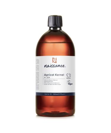 Naissance Apricot Kernel Oil (No. 204) - 900ml - Natural Moisturiser for Skin Face Beard Nails Hair Body Scalp - Massage Aromatherapy DIY Beauty Conditioner 900 ml (Pack of 1) - Buy Online on GoSupps.com