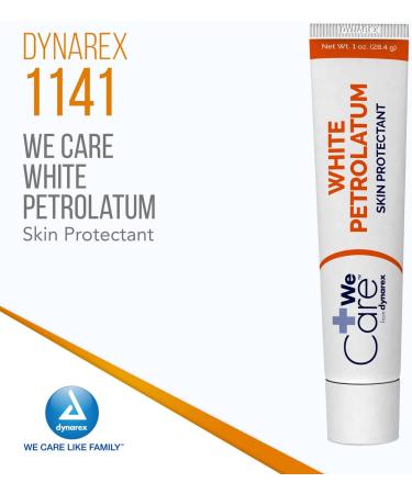 72-Count Dynarex White Petrolatum Petroleum Jelly Tubes for Dry, Cracked Skin - Soothing Relief for Minor Irritations - 1 oz - Buy Online on GoSupps.com