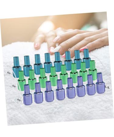 FRCOLOR FRCOLOR Transparent Multi-Layer Nail Polish Organizer Practical Holder for Lip and Essential Oils Compact and Durable Storage Rack - Buy Online on GoSupps.com
