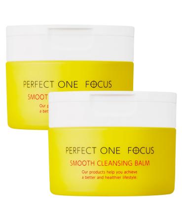 Smooth Cleansing Balm 2.64oz/75g (Set of 2) - No Double Wash Needed Works on Eyelash Extensions and Removes Makeup