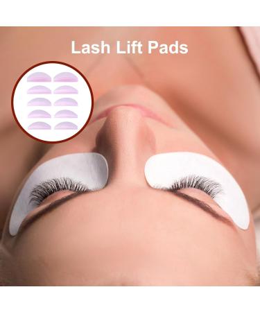 Eyelash Pads Lash Lift Rods Makeup Beauty Tool 5 Pairs Under Eye Lash Lift Pad Skin-Friendly Reusable Lash Lift Supplies Eye Lash Lift Tools Suits Various Eyebrows for Women - Buy Online on GoSupps.com