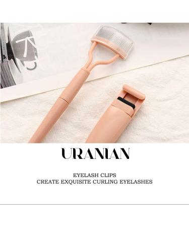 Buy Portable Eyelash Curler Set with Comb - Pink Mini Eyelash Curlers & Separator for Women | Perfect Makeup Tool for Stunning Eyes - Buy Online on GoSupps.com