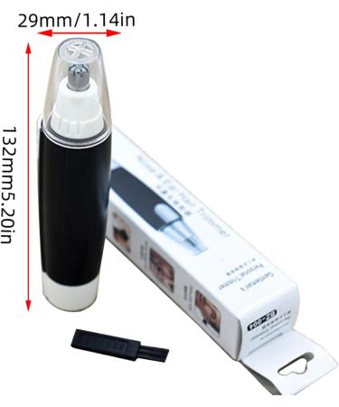 SEIWEI Nose Hair Trimmer with Rotary Blades Ear and Nose Hair Clipper Portable Painless Facial Hair Trimming Tool for Home Travel - Buy Online on GoSupps.com