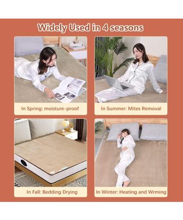 190W Electric Ceiling Thermal Blanket - 9 Temp Levels Fast Heating Body Warmer & Cozy Mattress Cover (180x130cm) for Neck Shoulder & Back - International Shipping - Buy Online on GoSupps.com