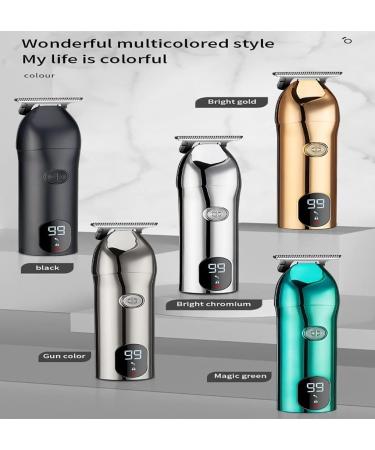 Rechargeable Hair Clippers for Men - T-Blade Trimmer for Precision Styling | Barber Shop Quality | LCD Graffiti Design - Buy Online on GoSupps.com