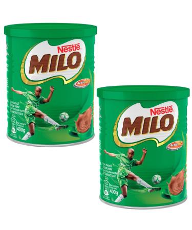 Chocolate Drinking Powder Bundle With Milo Instant Malted Chocolate Drink Powder 400g (2 Pack)