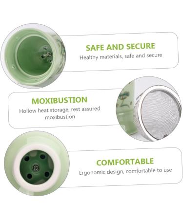 FOMIYES Moxibustion Tool Set - Moxaditis Scratch & Moxa Stick Enhancer Holder for Effective Moxibustion Massage - Buy Online on GoSupps.com