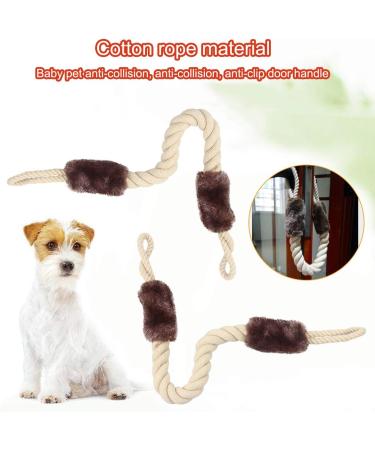 Kitchnexus Door Stop Handle - Cotton Door Cord Clamp for Pet & Child Finger Protection (2-Pack) - Buy Online on GoSupps.com