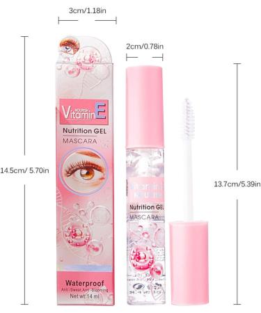 Volume And Length Mascara | Intense Lengthening Mascara - Water-Resistant Elongating Nourishing Gel For Women And Girls Enhanced Natural Look - Buy Online on GoSupps.com
