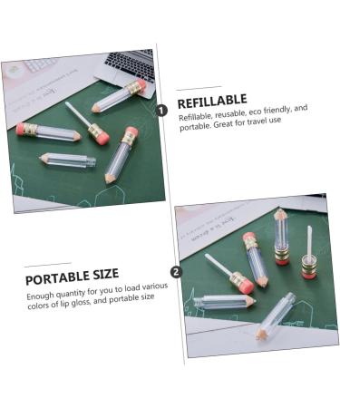 GALPADA Tube De Brillant L vres Rechargeable Et R utilisable Lot De 20 Pi ces Format Mini Transparent Et Rouge Pour Diy Voyage Et Usage Quotidien - Buy Online on GoSupps.com