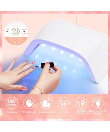 Morovan Acrylic Nail Kit with Drill - Professional Set for DIY Nail Art - Includes UV Light, Glitter Powder, Extension Tools - Ideal for Beginners - Buy Online on GoSupps.com