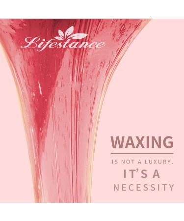 Lifestance 2.5lb Wax Beads Hair Removal Kit - Brazilian Bikini & Facial Wax with 30 Applicators - Large Pearl Beads for Men & Women - Rose Wax Set - Buy Online on GoSupps.com