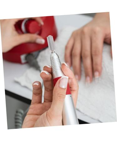 Ipetboom Manicure Nail Bits Nail Drill Flame Nail Drill Bits for Acrylic Nails Remove Nail Polish Drill Bits Nail Polish Bit Nail Manicure Accessories Nails File Bit Diamond Tungsten Steel 7x1.2cm - Buy Online on GoSupps.com