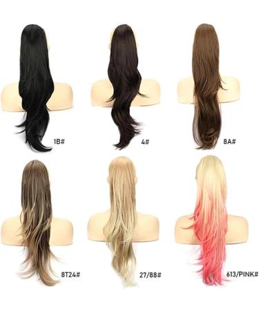 Ponytail Extension 26 Inch Long Natural Wavy Drawstring Straight Hair Fake Tail Synthetic Hairpiece for Women Daily Use party Ponytail Extensions Ponytail Hair Extension(Black) 26inch Black - Buy Online on GoSupps.com