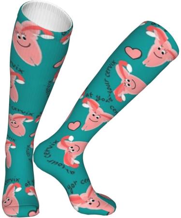 Obstetrics Cervix Compression Socks for Women & Men - 15-20 mmHg Circulation Support for Running & Cycling - Buy Online on GoSupps.com