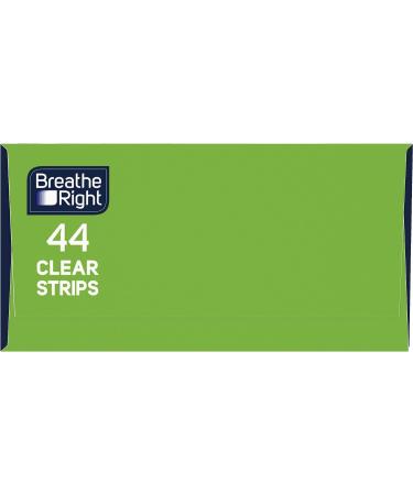 Breathe Right Extra Strength Clear Nasal Strips - 44 Count, Drug-Free Relief for Nasal Congestion, Allergies & Snoring - Buy Online on GoSupps.com