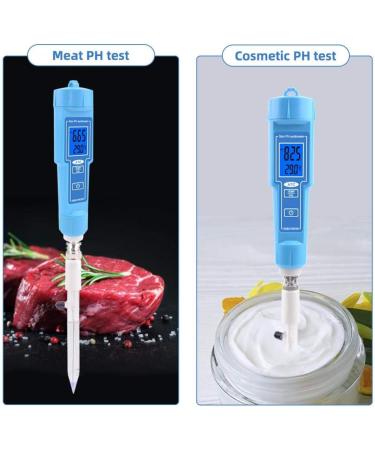ATC 0.00-14.00 Ph Meter for Tapered Loose Soil Hydroponics Cheese Lab Drinking Water with Replaceable Probe - Buy Online on GoSupps.com