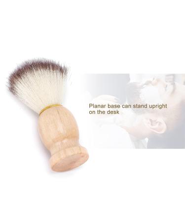 High-Quality Men's Shaving Brush | Comfortable Solid Wood Barber Brush for Home & Barbershop - Buy Online on GoSupps.com