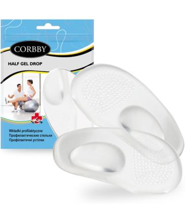 FabaCare Corbby Half Gel Orthopedic Insole with Metatarsal Pad - Gel Shoe Insoles for Ultimate Comfort and Support - Buy Online on GoSupps.com