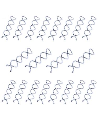 20pcs Mini Spiral Hair Pins  Silver Spiral Hair Pin  Metal Spiral Bobby Pins  Small Bobby Bun Pins for Women Hair Style DIY