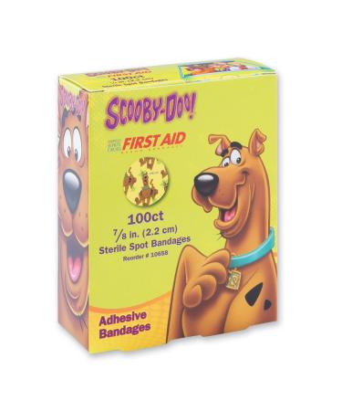 Scooby Doo Spot Bandages - First Aid Kit Supplies - 100 per Pack