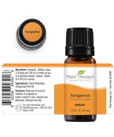 Plant Therapy Tangerine Essential Oil 10 mL - 100% Pure Undiluted Therapeutic Grade | International Shipping Available - Buy Online on GoSupps.com
