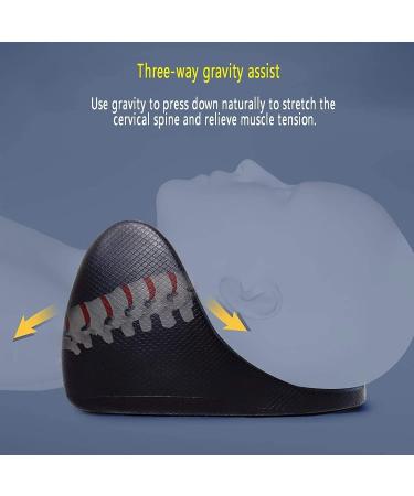 Neck Support Protection Cervical Traction Pillow Portable Ergonomic Traction Support Pillow for Neck Pain Relief Neck Traction Device for Muscle Tension Relief - Buy Online on GoSupps.com