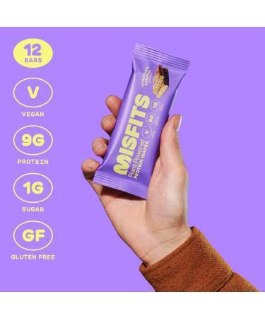 Misfits Protein Wafers Variety Case High Protein Low Sugar Vegan Gluten Free Low Calorie Wafer Bars 12 Pack Wafer Variety Pack - Buy Online on GoSupps.com