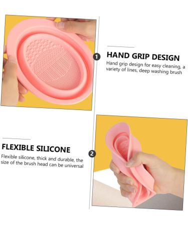 FRCOLOR Cleanser of Makeup Brush Makeup Brush Folding Scrubber Creative Makeup Brush Cleaning Brush Scrubber Holder Scrubber Cleansing Cleaning Tools Silica Gel Cosmetic Cleaner - Buy Online on GoSupps.com