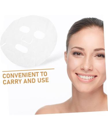 SMASOLO 100 Pi ces Masques Faciaux Blancs Doux et Respirants pour Soins Du Visage Maison et Salon Feuilles Pr d coup es pour Absorption Profonde et Hydratation Quotidienne - Buy Online on GoSupps.com