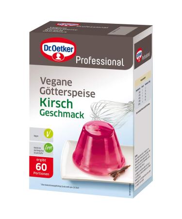 Dr.Oetker Professional Vegan G tter Dish - 1kg Bundle with Cherry Flavor | Vegan Dessert Powder for International Shipping - Buy Online on GoSupps.com