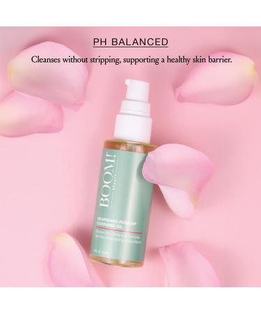 Nourishing Rosehip Cleansing Oil | Hydrating Makeup Remover | Natural Skincare for All Skin Types - International Shipping Available - Buy Online on GoSupps.com