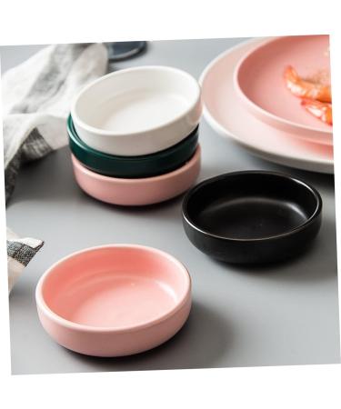 MAGICLULU 8 Pcs Sauce Dish Vinegar Dish Sauce Serving Sauce Bowls Relish Plate Small Ceramic Bowl Soy Sauce Dish Ingredient Bowls for Prep Sauce Seasoning Dish Fruit Seasoning re-usable 9X9X2.5CMx4pcs Blackx4pcs - Buy Online on GoSupps.com