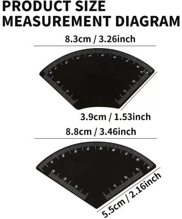 R gle de Cartographie des Sourcils | 2 Pi ces Jauge de Positionnement de Sourcils Pr cise et Rapide Dessiner Instrument De Mesure Pour Le Modelage | Pour Voyage Transport Domicile  - Buy Online on GoSupps.com