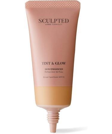 Sculpted by Aimee Tint & Glow Hydrating Skin Enhancer SPF 30 Medium 45ml - Cruelty-Free Moisturiser with Blue Light Protection - Buy Online on GoSupps.com