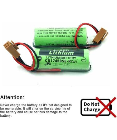 3V CR17450SE-R PLC Battery for FANUC A98L-0031-0012 CNC System | 2500mAh Non-Rechargeable | International Shipping Available - Buy Online on GoSupps.com